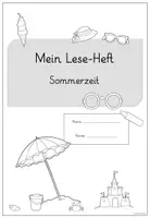 Vorschau - Arbeitsblätter - Lese-Heft/Lese-Mal-Blätter Sommer (differenziert) - Seite 1