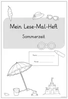 Vorschau - Arbeitsblätter - Lese-Heft/Lese-Mal-Blätter Sommer (differenziert) - Seite 2