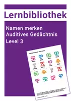 Vorschau - Arbeitsblätter - Arbeitsblatt - Lesen lernen - Merkfähigkeit schulen - Deckblatt