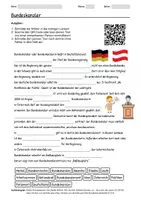 Vorschau - Arbeitsblätter - Arbeitsblatt zum Thema "Bundeskanzler" + Onlineübung & MP3 + Infografik - Deckblatt