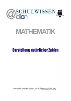 Vorschau - Arbeitsblätter - 1 - Darstellung natürlicher Zahlen - Deckblatt