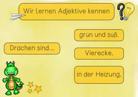 Vorschau - Interaktives Material - Interaktive PDF zur Wortart Adjektive - Seite 3