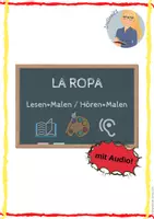 Vorschau - Arbeitsblätter - La ropa_Lese- und Hörübung - Deckblatt