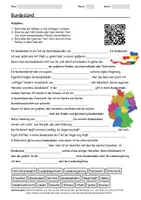 Vorschau - Arbeitsblätter - Arbeitsblatt zum Thema "Bundesland" + Onlineübung & MP3 + - Deckblatt
