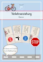 Vorschau - Spiele - Domino "Verkehrserziehung" (für die Radfahrprüfung) - Deckblatt