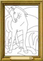 Vorschau - Arbeitsblätter - Malen wie Franz Marc - Kunst Vorlagen (Expressionismus) - Deckblatt