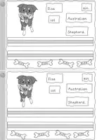 Vorschau - Arbeitsblätter - Schüttelsätze Thema Hund - Seite 2