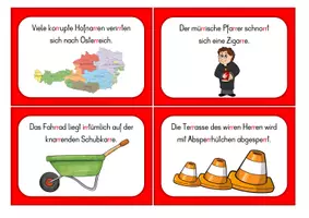 Vorschau - Fördermaterial/Inklusion - Doppelmitlaut rr - Lese- und Abschreibkartei - Seite 2