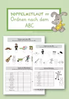 Vorschau - Arbeitsblätter - Doppelmitlaut rr - Ordne nach dem ABC - Deckblatt