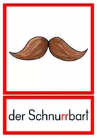 Vorschau - Fördermaterial/Inklusion - Doppelmitlaut rr - Tafelbildkarten / Bildkarten - Seite 1
