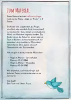 Vorschau - Aufgabenkarten - Vögel im Winter - Forscherfragen - Seite 1