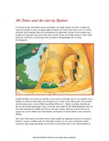 Vorschau - Arbeitsblätter - ALIBABA UND DIE 40 RÄUBER - Märchen mit Illustrationen und Arbeitsblättern - Seite 2