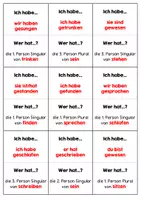 Vorschau - Spiele - Ich habe... wer hat? Zeitformen - Partizip Perfekt - Seite 2