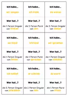 Vorschau - Stationenlernen - Ich habe... wer hat? - Zeitformen - Präteritum - Seite 2