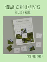 Vorschau - Arbeitsblätter - Einmaleins Rechenpuzzle (zu jeder Reihen) - Deckblatt