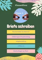 Vorschau - Arbeitsblätter - Klassengemeinschaft stärken: Briefe schreiben - Deckblatt