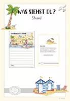 Vorschau - Arbeitsblätter - Was siehst du - Strand - Deckblatt