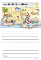 Vorschau - Arbeitsblätter - Was siehst du - Strand - Seite 2