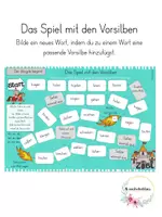 Vorschau - Spiele - Das Spiel mit den Vorsilben - Deckblatt