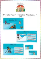 Vorschau - Interaktives Material - It's winter time - interaktive Präsentation - Link - Deckblatt