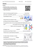 Vorschau - Arbeitsblätter - Arbeitsblatt zum Thema "Chemie" + Onlineübung & MP3 + - Deckblatt