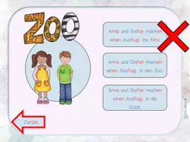 Vorschau - Fördermaterial/Inklusion - Interaktive Leseübung - Im Zoo #Rabattraketen - Seite 3