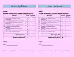 Vorschau - Klassenarbeiten - Klassenarbeit Teiler und Vielfache Lernerfolgskontrolle Mathearbeit - Seite 3