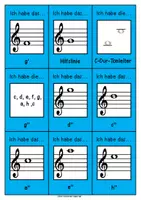 Vorschau - Stationenlernen - Notenlesen Violinschlüssel - Lesespiel - Seite 3