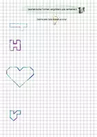 Vorschau - Arbeitsblätter - Geometrische Formen vergrößern verkleinern - Seite 2