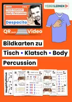 Vorschau - Spiele - Despacito ✋🏼Tisch Klatsch 🤚🏼Body Percussion • Bildkarten • QR zum Video - Deckblatt