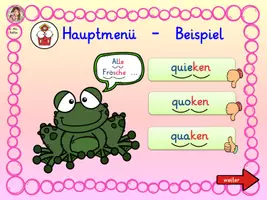 Vorschau - Spiele - interaktive PDF - Qu, Y & X Wörter silbisch lesen - Seite 2