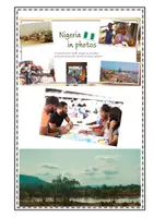 Vorschau - Arbeitsblätter - Nigeria in photos für Themeneinstieg und Bildbeschreibung - Deckblatt
