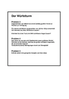 Vorschau - Arbeitsblätter - Der Würfelturm - Seite 1