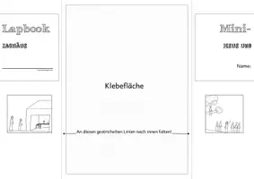 Vorschau - Arbeitsblätter - (buntes) Mini-Lapbook Zachäus Klasse 2 - Seite 1