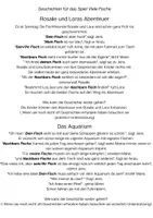 Vorschau - Stundenentwürfe - Materialpaket Viele Fische ( Spiel + Vorlage + Impulsgeschichten) - Seite 1