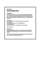 Vorschau - Arbeitsblätter - Forschen Gummibärchen - Deckblatt