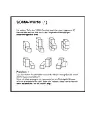 Vorschau - Arbeitsblätter - Soma-Würfel (1) - Deckblatt
