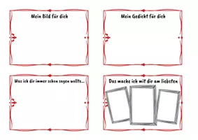 Vorschau - Mal- und Bastelvorlagen - Muttertagsgeschenk: Heft zum Basteln (+neutrale Version) - Seite 3