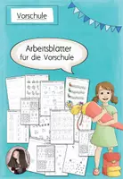 Vorschau - Arbeitsblätter - Arbeitsblätter Vorschule | Schulvorbereitung Kita & Vorschulheft - Deckblatt