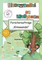 Vorschau - Stationenlernen - Forscheraufträge Klimawandel - Deckblatt