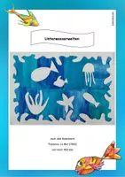 Vorschau - Mal- und Bastelvorlagen - Kunst homeschooling Unterwasserwelten, Klasse 3/4 - Seite 2