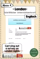 Vorschau - Stundenentwürfe - Materialpaket Unterrichtsentwürfe für Deutsch, Mathe, SU und Englisch - Seite 1