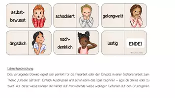 Vorschau - Arbeitsblätter - Unsere Gefühle (wachsendes Materialpaket) - Seite 2
