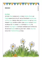 Vorschau - Arbeitsblätter - Diktat ie, i, Thema: Wiese - Seite 3