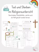 Vorschau - Arbeitsblätter - Tod und Sterben im Religionsunterricht - Deckblatt