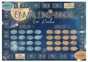 Vorschau - Spiele - Einmaleins-Bingo - Spielerisches Üben der Reihen 2-9 - Seite 3