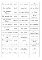 Vorschau - Spiele - Lustige Sätze lesen und schreiben mit der Satz-Rolle - Seite 3