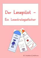 Vorschau - Unterrichtsreihen - Lesepilot Lesestrategiefächer - Deckblatt