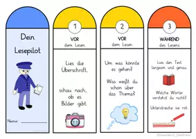 Vorschau - Unterrichtsreihen - Lesepilot Lesestrategiefächer - Seite 2