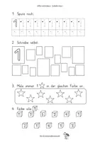 Vorschau - Arbeitsblätter - Ziffernschreibkurs 1-10 - Selbstlernkurs - Seite 2